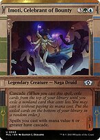 Imoti, Celebrant of Bounty (MUL-043) - uncommon: (Showcase) (Borderless)