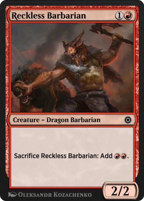 Reckless Barbarian (HBG-187) - common