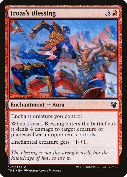 Iroas's Blessing (THB-142) - common