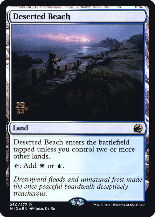 Deserted Beach (PRE-260S) - rare - Foil