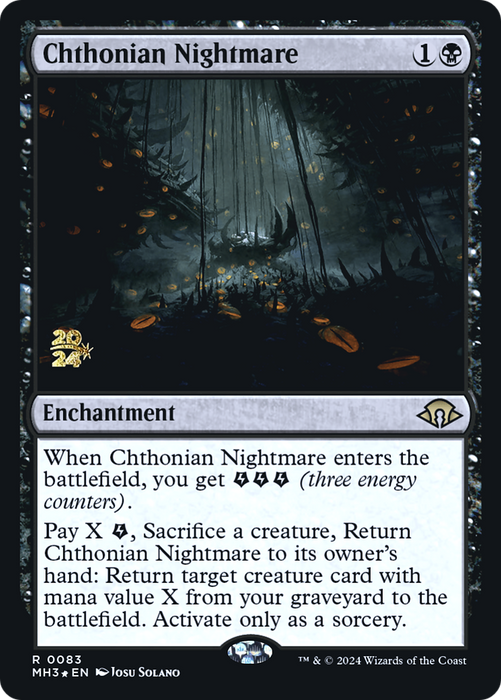 Chthonian Nightmare (PRE-83S) - rare - Foil
