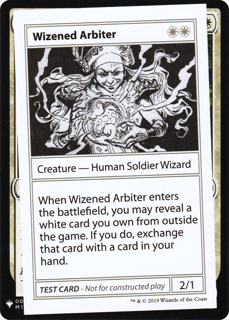 Wizened Arbiter (CMB1-014) - rare