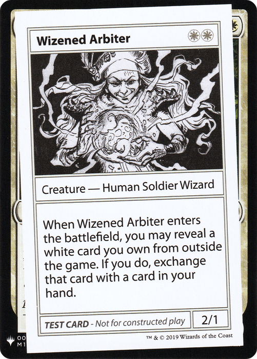 Wizened Arbiter (CMB1-014) - rare