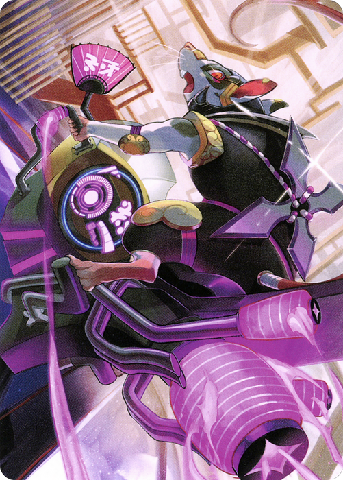 Nashi, Moon Sage's Scion // Nashi, Moon Sage's Scion (ANEO-059) - common (Borderless) - Foil