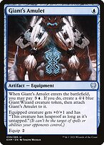 Giant's Amulet (KHM-059) - uncommon