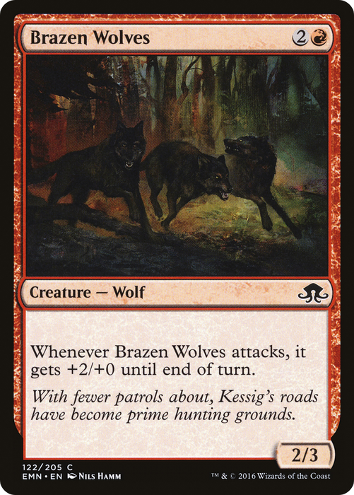 Brazen Wolves (EMN-122) - common - Foil