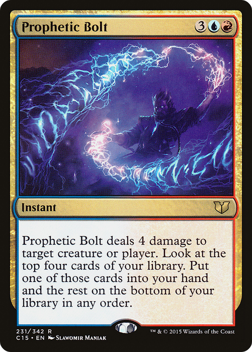 Prophetic Bolt (C15-231) - rare