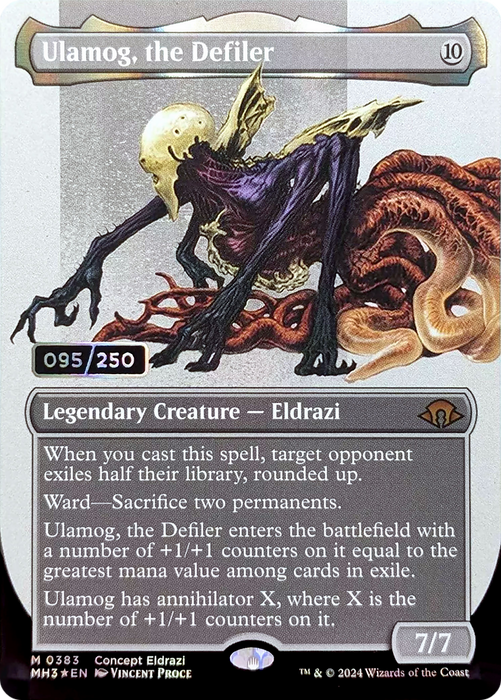 Ulamog, the Defiler (MH3-383Z) - mythic (Borderless) - Foil