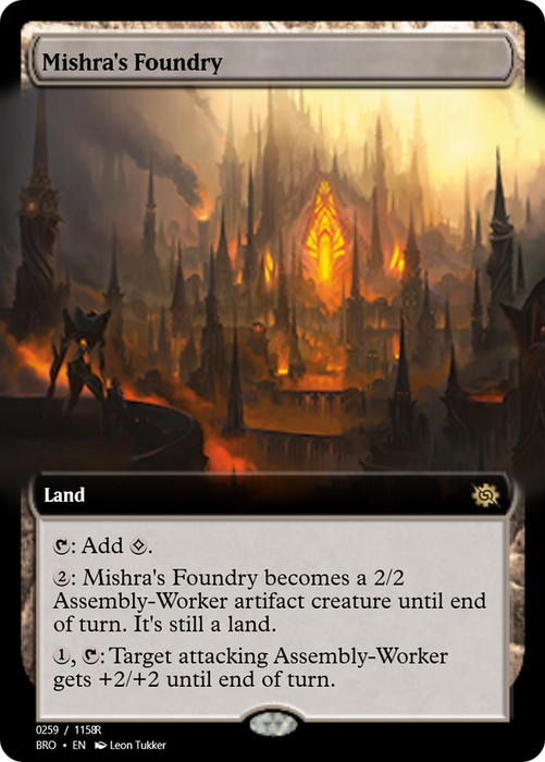 Mishra's Foundry (PRM-105868) - rare - Foil