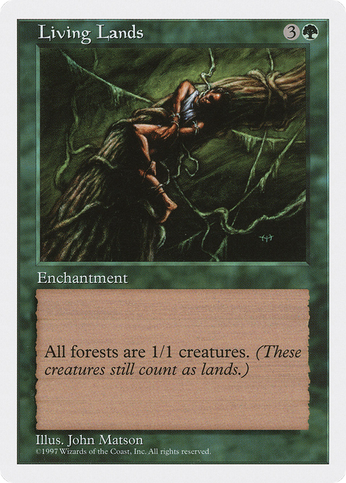 Living Lands (5ED-312) - rare