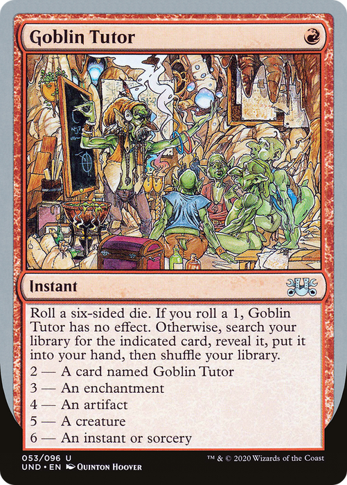 Goblin Tutor (UND-053) - uncommon