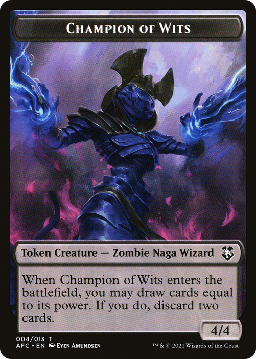 Champion of Wits (TAFC-004) - common
