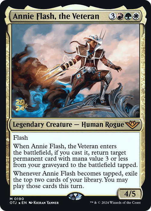 Annie Flash, the Veteran (PRE-190S) - mythic - Foil