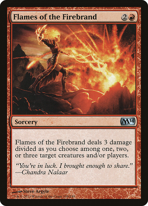 Flames of the Firebrand (M14-139) - uncommon