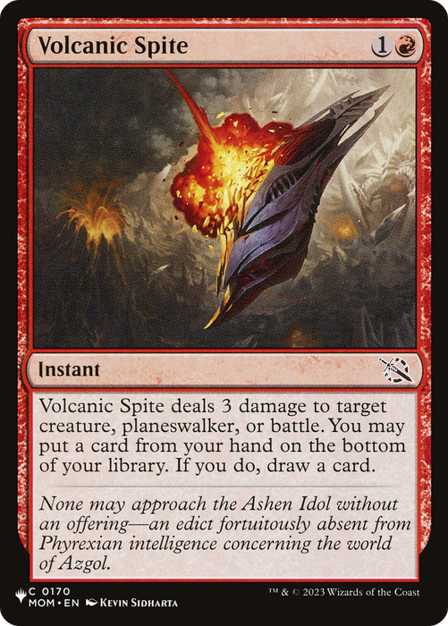 Volcanic Spite (LIST-MOM-170) - common