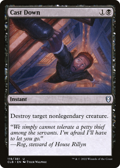 Cast Down (CLB-119) - uncommon