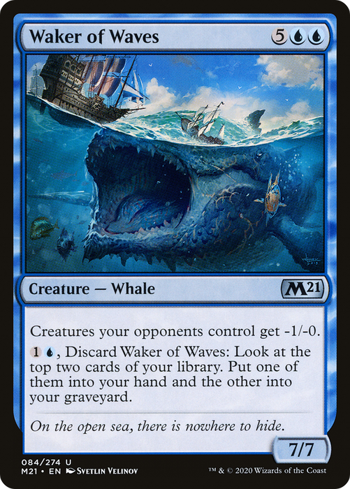 Waker of Waves (M21-084) - uncommon - Foil