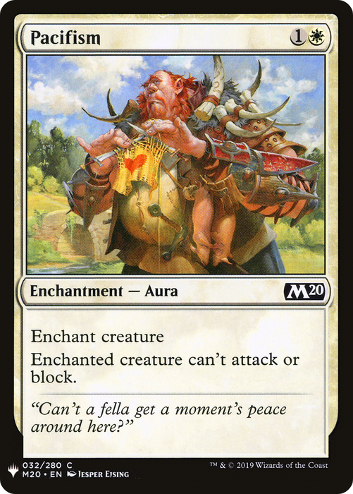 Pacifism (LIST-M20-32) - common