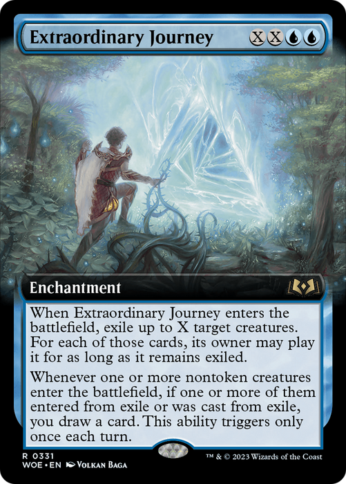 Extraordinary Journey (WOE-331) - rare: (Extended Art) - Foil