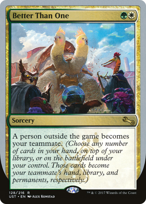 Better Than One (UST-128) - rare - Foil