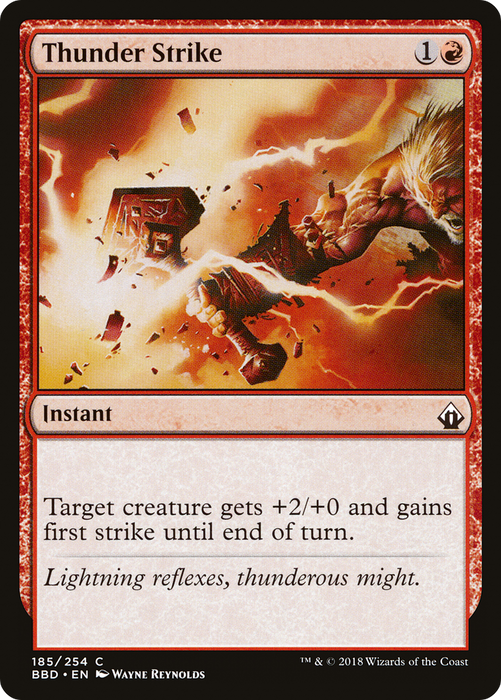 Thunder Strike (BBD-185) - common - Foil