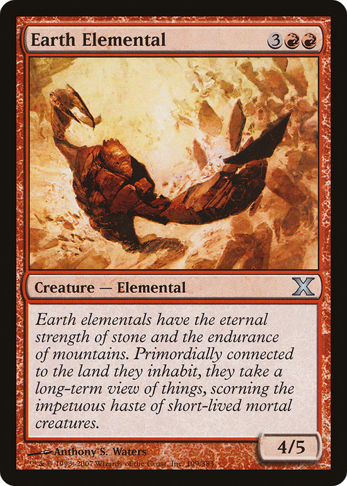 Earth Elemental (10E-199) - uncommon