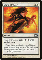 Show of Valor (M13-034) - common - Foil