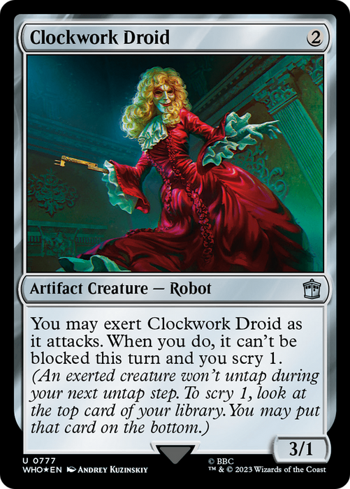 Clockwork Droid (WHO-777) - uncommon - Foil