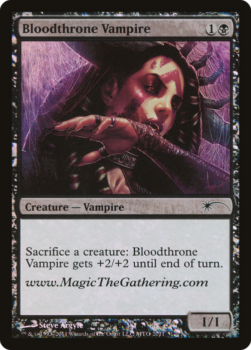 Bloodthrone Vampire (MEDIA-003) - rare - Foil