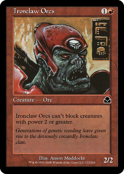 Ironclaw Orcs (ME2-132) - common - Foil