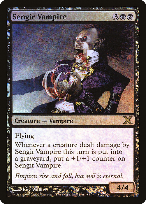 Sengir Vampire (10E-176★) - rare - Foil