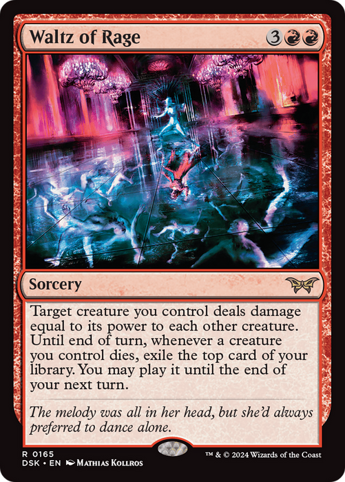 Waltz of Rage (DSK-165) - rare - Foil