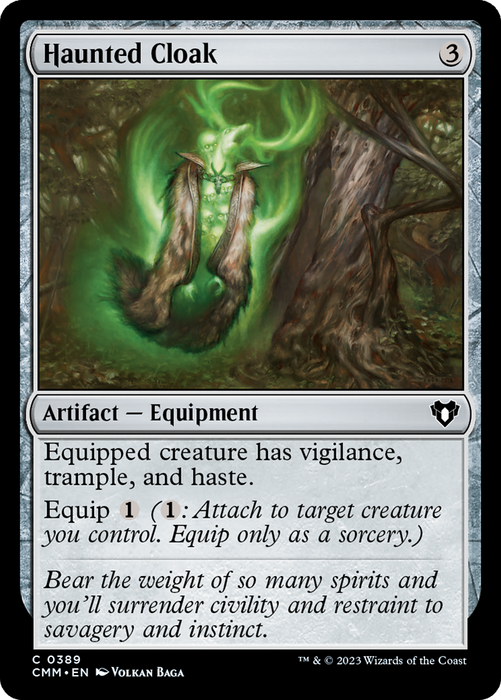 Haunted Cloak (CMM-389) - common - Foil