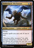 Enthusiastic Mechanaut (NEO-218) - uncommon - Foil