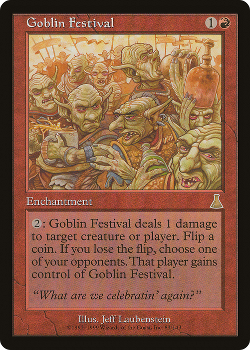 Goblin Festival (UDS-083) - rare - Foil