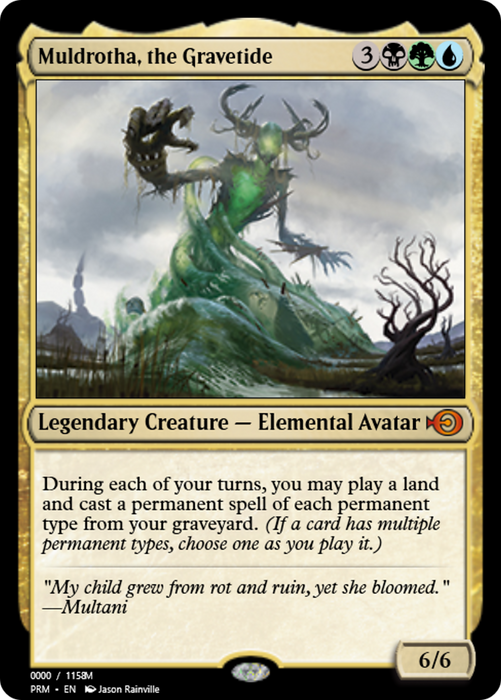 Muldrotha, the Gravetide (PRM-86216) - mythic - Foil