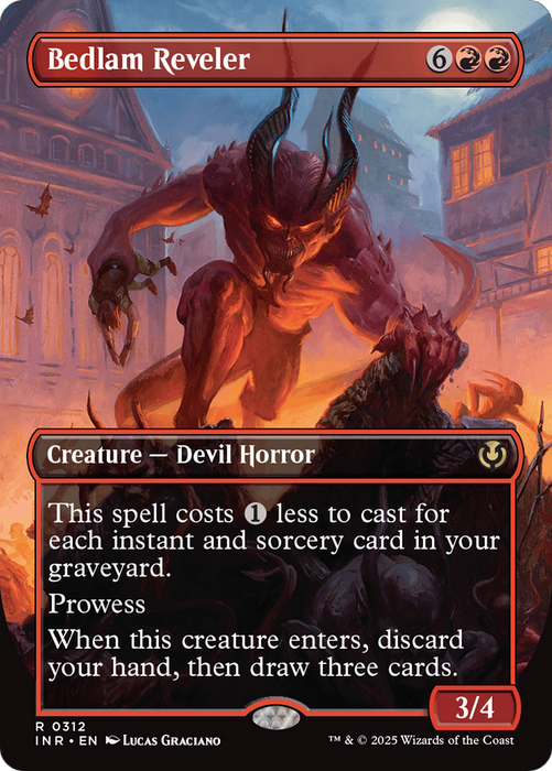 Bedlam Reveler (INR-312) - rare (Borderless)