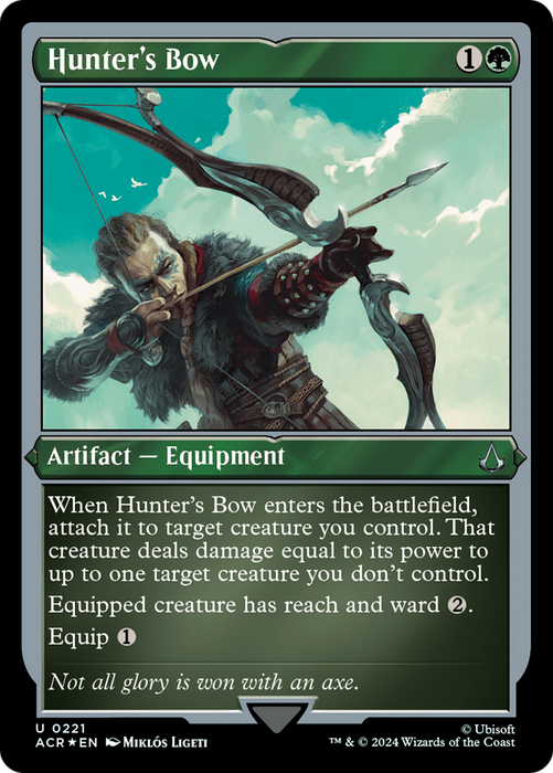 Hunter's Bow (ACR-221) - uncommon - Etched Foil