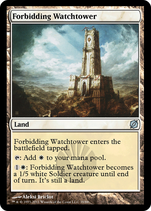 Forbidding Watchtower (TD2-039) - uncommon