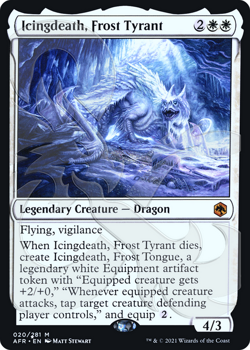 Icingdeath, Frost Tyrant (AFR&-20A) - mythic - Foil