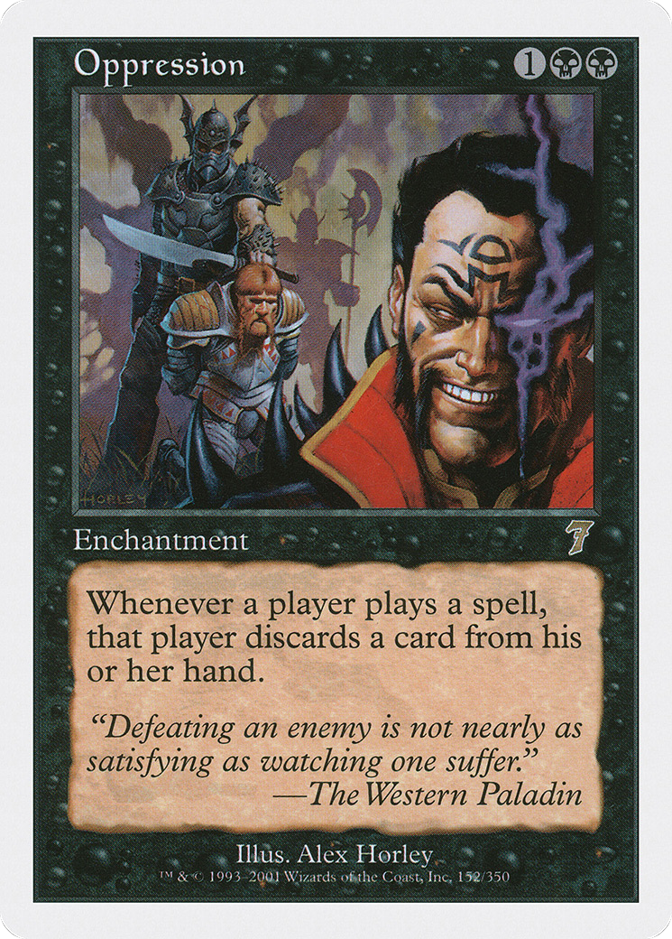 Oppression (7ED-152) - rare