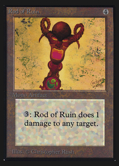 Rod of Ruin (CED-269) - uncommon