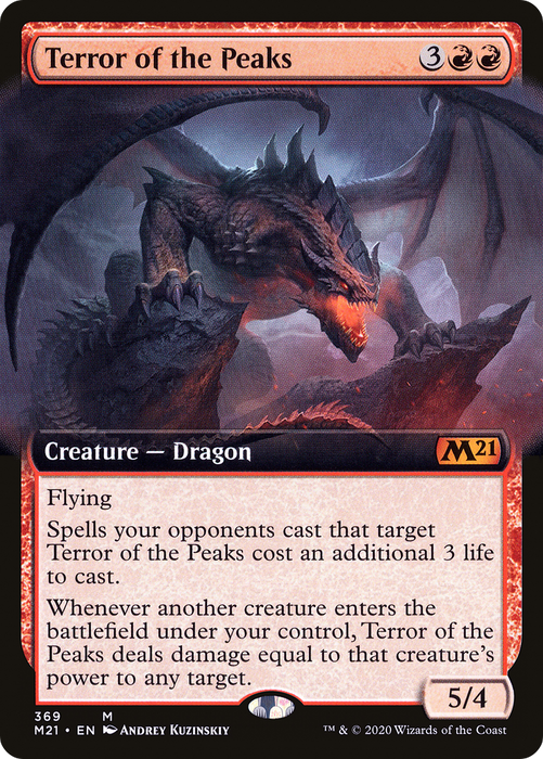 Terror of the Peaks (M21-369) - mythic: (Extended Art)