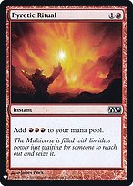 Pyretic Ritual (LIST-M11-153) - common - Foil
