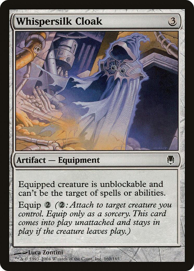 Whispersilk Cloak (DST-160) - common - Foil