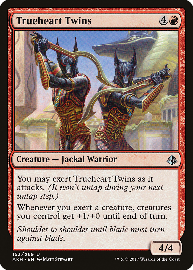 Trueheart Twins (AKH-153) - uncommon - Foil