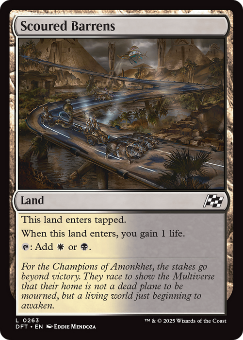 Scoured Barrens (DFT-263) - common - Foil