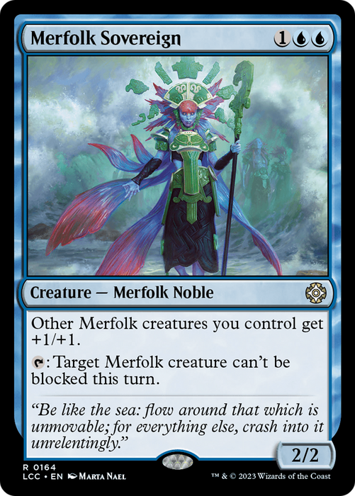 Merfolk Sovereign (LCC-164) - rare