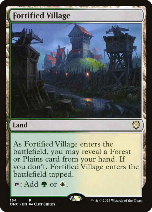 Fortified Village (ONC-154) - rare