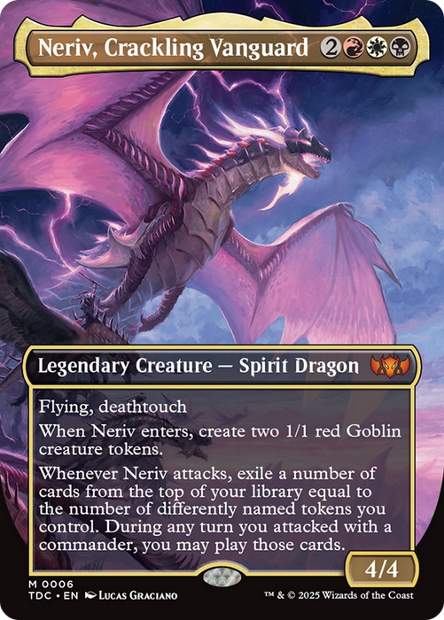 Neriv, Crackling Vanguard (TDC-006) - mythic (Borderless)